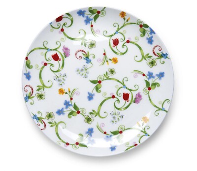 Fleurette Dessertteller Kuchenteller Fine Bone China