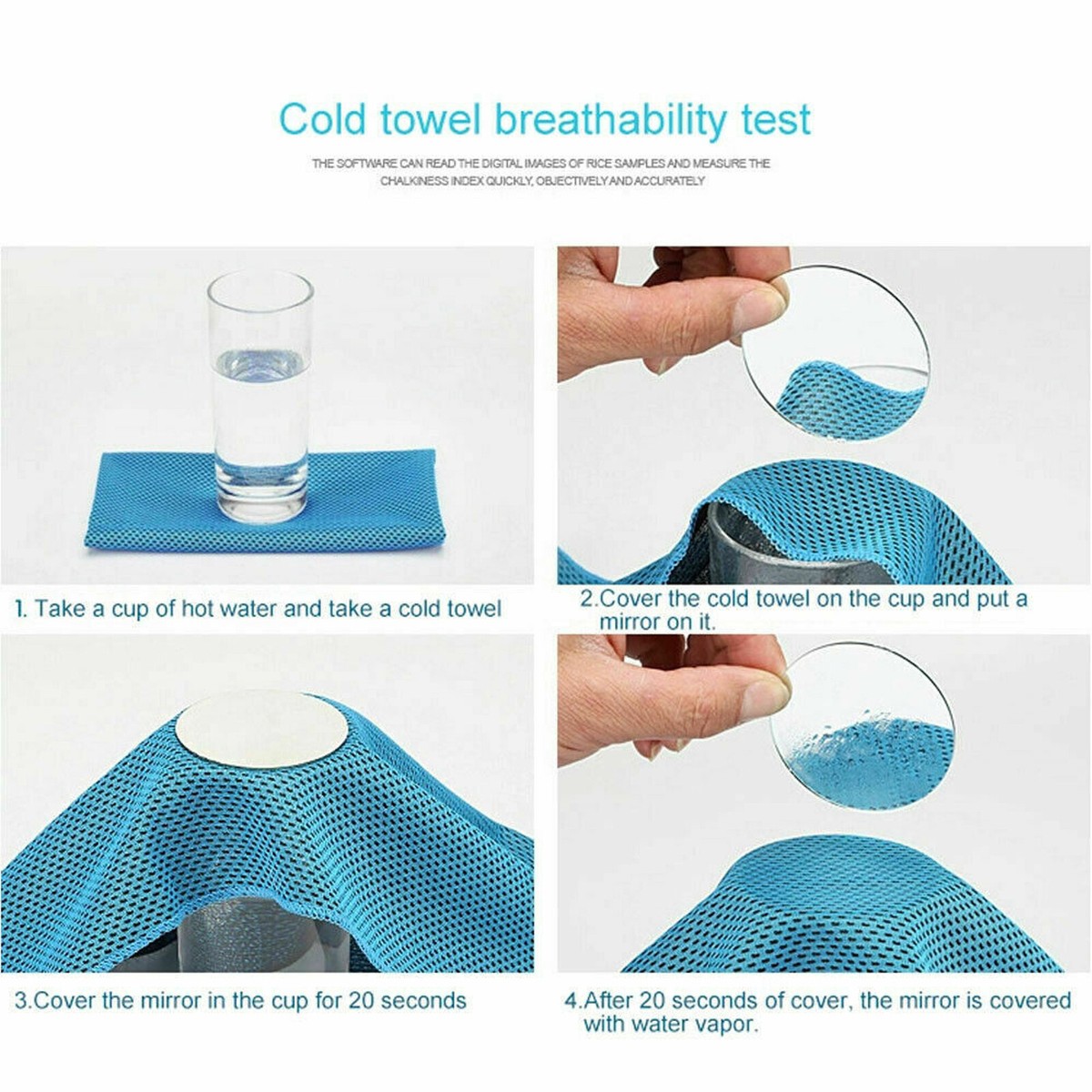 Ice Cold Instant Cooling Towel Running Jogging Gym Chilly Pad for Gym Sport Yoga