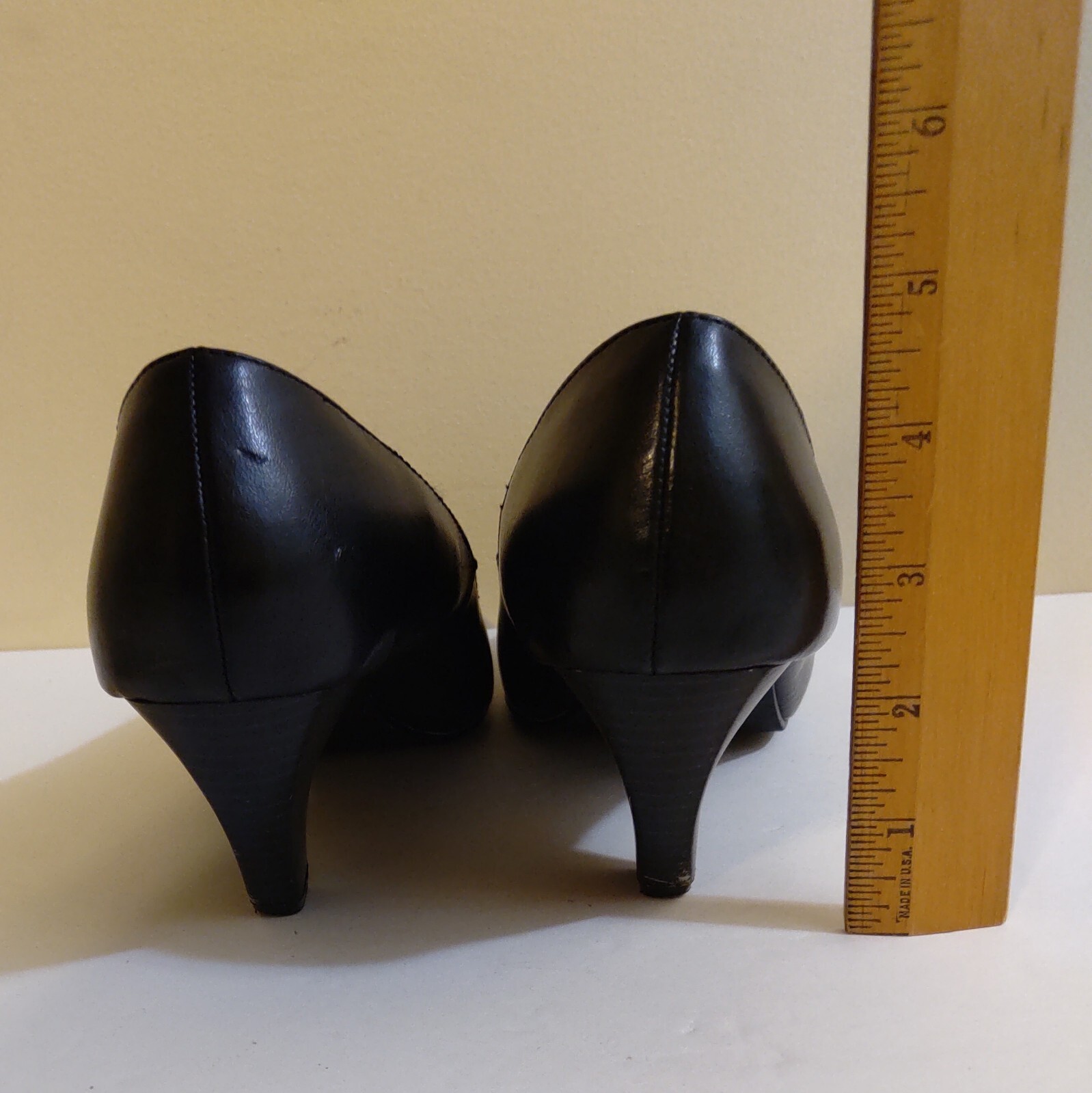 Ladies Black Pumps. By Rampage.Size 6.5m. Gem