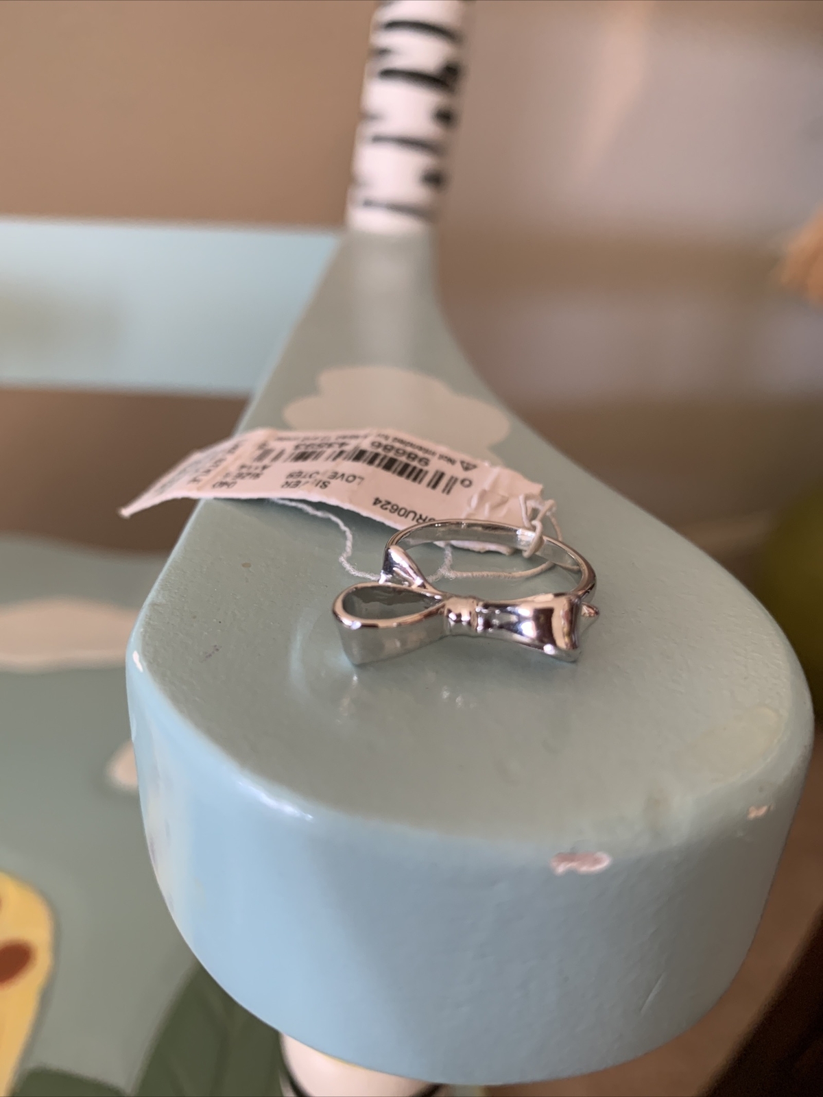 kate spade bow ring silver