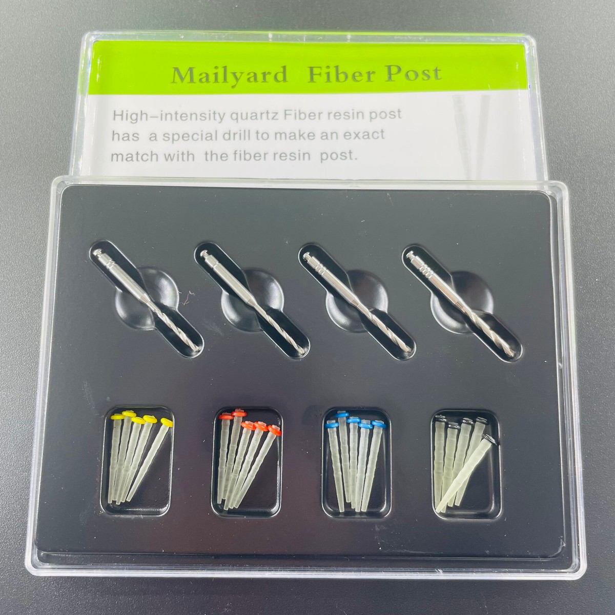 Dental Laboratory Glass Fiber Post Endodontic Posts 20-Piece Dental ...
