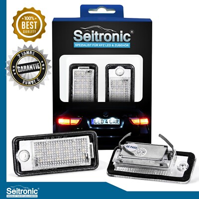LED Kennzeichenbeleuchtung für AUDI A3 S3 8P 8PA A4 S4 RS4 B6 B7 A6 S6 RS6 Q7