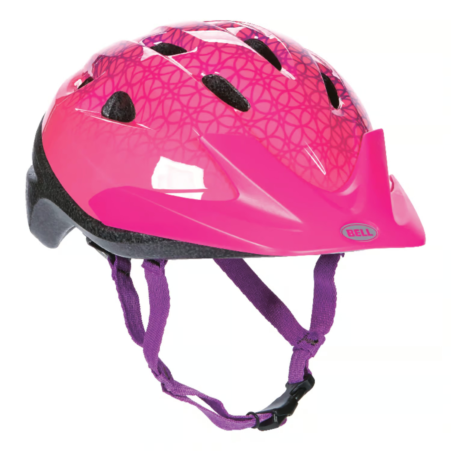 BELL 7063276 Child Pink Prismatic Rally Helmet