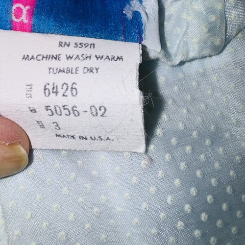Vintage 80's Martha’s Miniatures Blue Dotted Swiss Party Pageant Dress Rare 3T - Picture 8 of 8