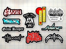 Metal / Hard Rock Vinyl Sticker Lot 10 Stickers SET 3