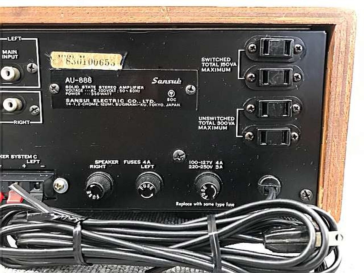 VINTAGE] Sansui AU-888 Integrated Stereo Amplifier