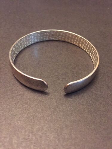 Brazalete brazalete vintage de plata de ley fina 999 - Imagen 3 de 7