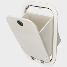 Chaparral Boat Tilt Out Storage Box 2214119 | Textured White Starboard