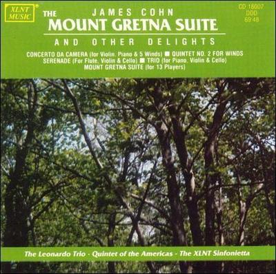 輸入CD Cohn; Quintet of the Americas Mount Gretna Suite &amp;amp; Quintet 2  CD18007  /00110 Cd Cohn Quintet Of The Americas Mount Gretna Suite 2 Cd18007