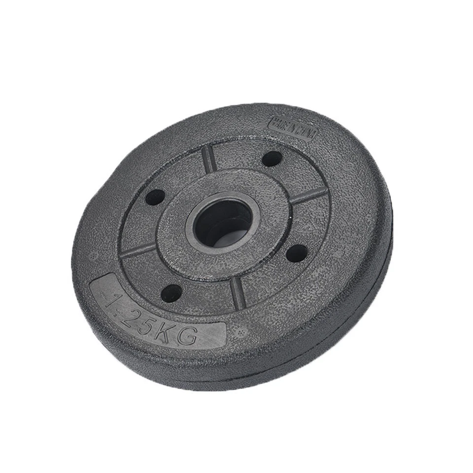 Weight Plates Set Free Dumbbell Vinyl 1 inch Standard 5kg/10kg/15kg Gym Barbell - Image 4 of 4