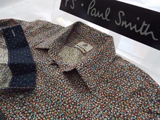 PAUL SMITH Mens Shirt 🌍 Size 15" (40" CHEST) 🌎 RRP £165+ 📮 LIBERTY PRINT