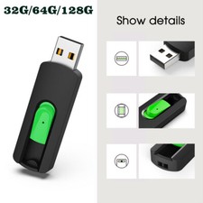 32GB 64GB 128GB Flash Drive Memory Stick Data Storage USB 2.0 Pen Drives U Disk