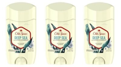 BL Old Spice Anti-Perspirant 2.6oz Deep Sea Solid X 3 Counts
