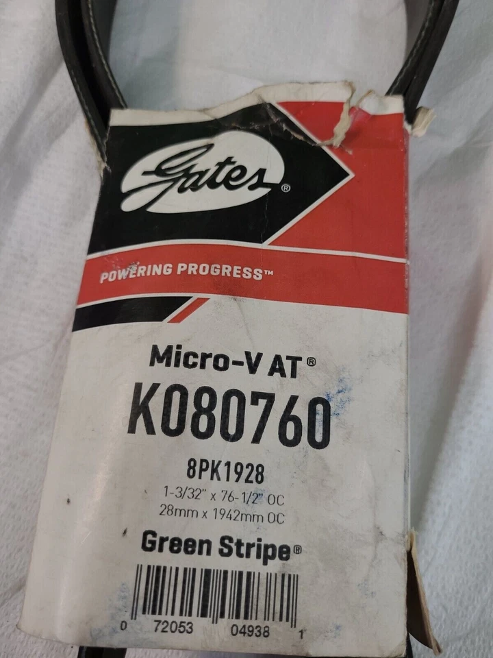 Cinturón acanalado en V micro-V Gates K080760 para Freightliner Condor 2001-2002 Foto 2 de 2