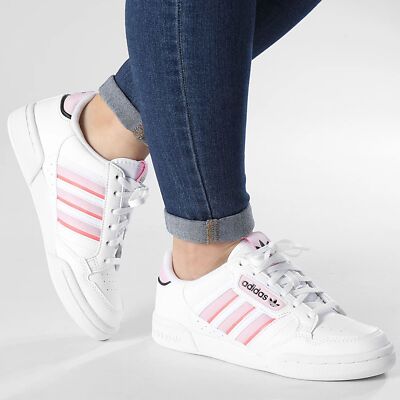 adidas gazelle silver green womens Adidas Continental 80 Off White True Pink Clear Mint