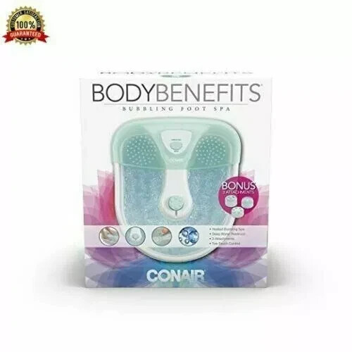 NEW Large Feet Foot Spa Bath Heat Soaker Massage Bubble Roll