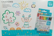 Pen + Gear Multi-Color Crayons 24 Packs 576 Total - Brand New