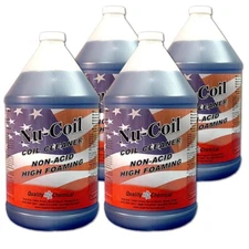 Nu-Coil Concentrated Air Conditioner Coil Cleaner / 4 Gallon Case