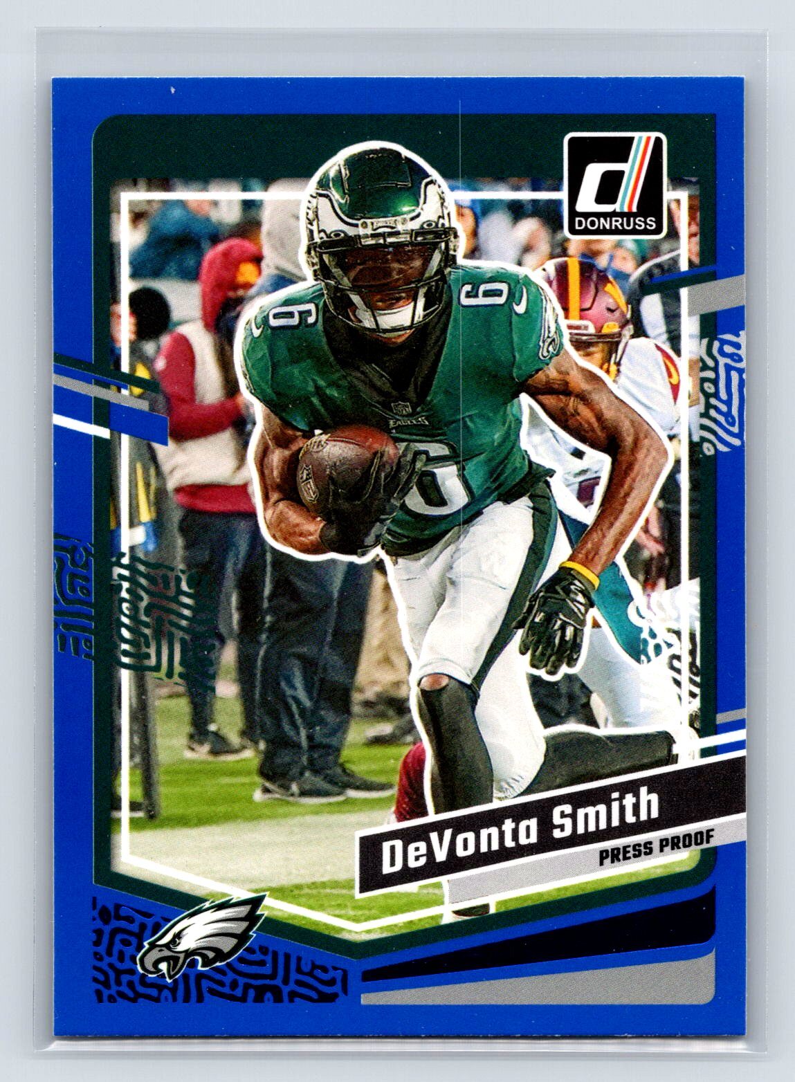 DeVonta Smith 2023 Donruss #240 Press Proof Blue Philadelphia Eagles 2-20