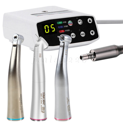 Dental Brushless Electric LED Micro Motor/1:1/1:5 Fiber Optic Contra Angle