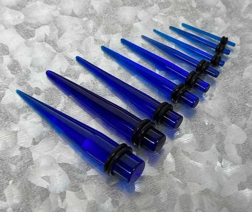 PAIR Acrylic Expansion Tapers Ear Expander Plugs Gauges 14g thru 1" available! - Picture 10 of 16