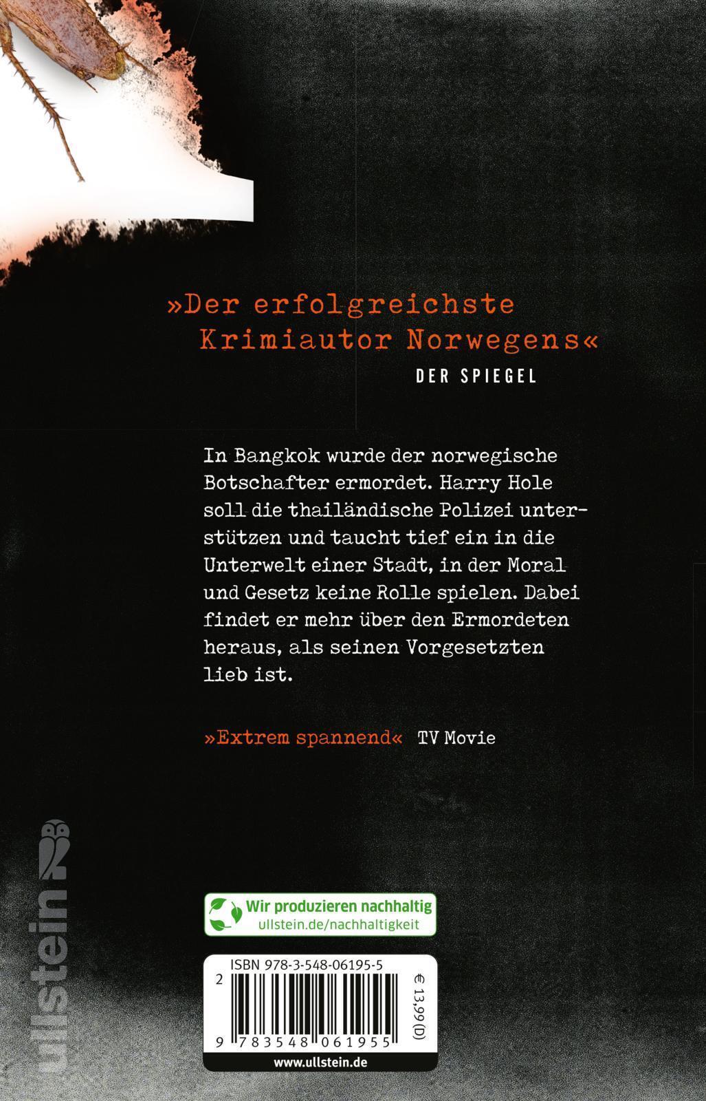 Thumbnail - Kakerlaken | Kriminalroman | Jo Nesbø | Taschenbuch | Ein