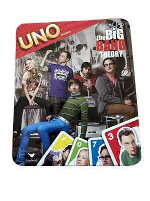 Uno The Big Bang Theory Version Tin Box Mattel 2012 - wie neu - sehr selten!