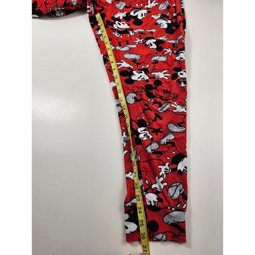 Mickey mouse kid juniors velour mickey mouse pajama pants joggers L (12-14) EUC# - Picture 6 of 6