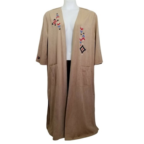 Ariat L Southwestern Aztec Duster Faux 