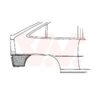 Seitenwand Hinten Rechts FüR Opel Astra F Caravan 51_ 52_