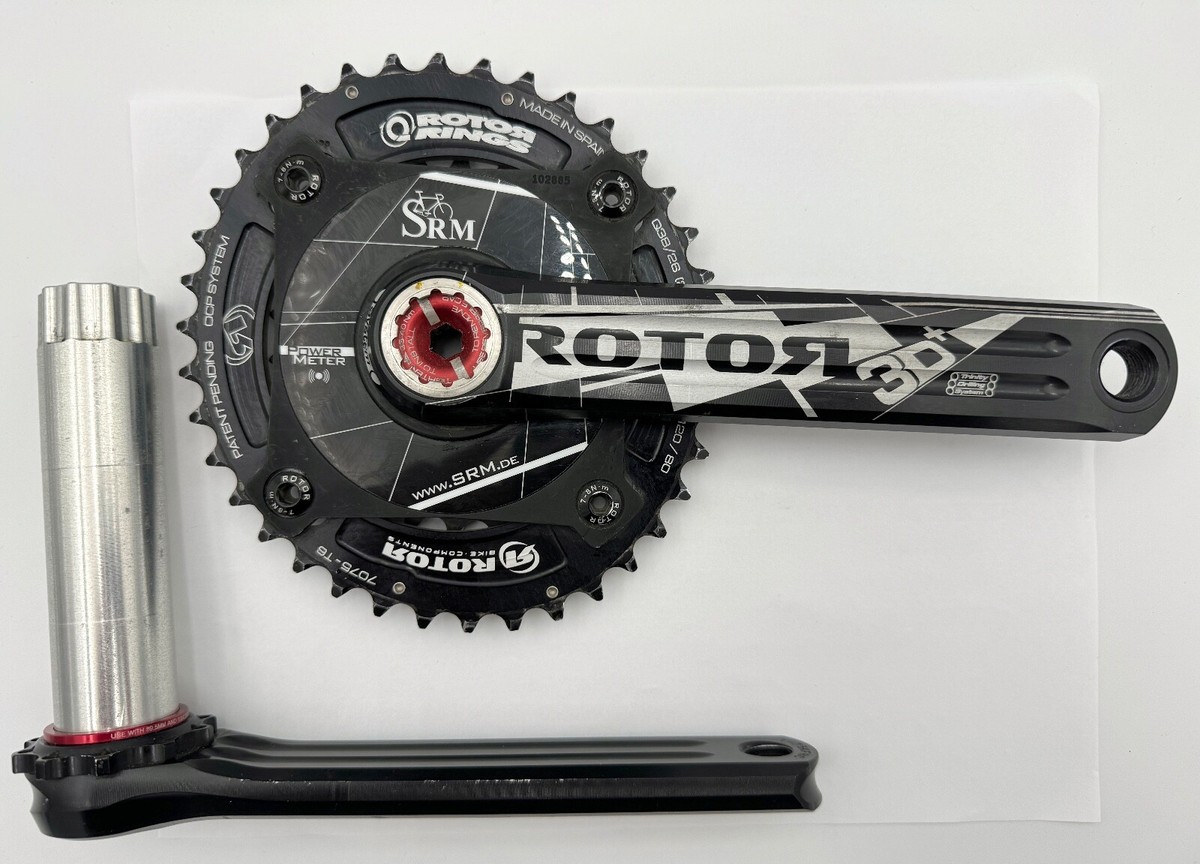 ROTOR 3D+ SRM Power Meter Crankset 175mm Double Q-Rings
