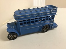 Cast Iron Double Decker Bus
