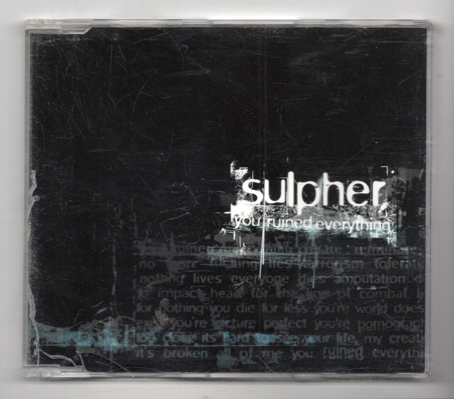 (KM932) Sulpher, You Ruined Everything - 2002 CD