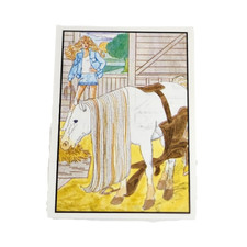 VINTAGE 1989 MATTEL FIGURINE PANINI BARBIE ALBUM STICKER NOS NEW OLD STOCK  171