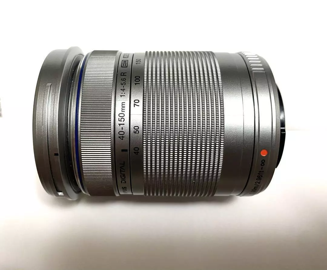 OLYMPUS M.ZUIKO DIGITAL ED 40-150mm F4.0-5.6 R Silver Zoom Lens Micro Four  Third