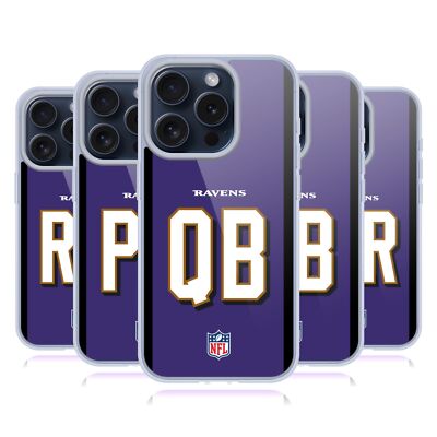 NFL BALTIMORE RAVENS POSITIONEN & LOGO GELHÜLLE KOMPATIBEL MIT iPHONE & MAGSAFE