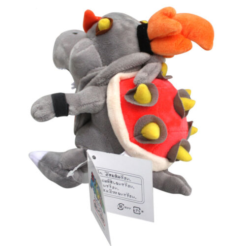 Duizeligheid snelheid Herinnering Baby Dry Bowser Bones Koopa Super Mario Bros Plush Toy Stuffed Animal Grey  7" | eBay