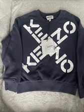 Image of KENZO Kids Boy’s Top (sweat Shirt) Colour CHARCOAL GRE. Size 8 Years. Brand new