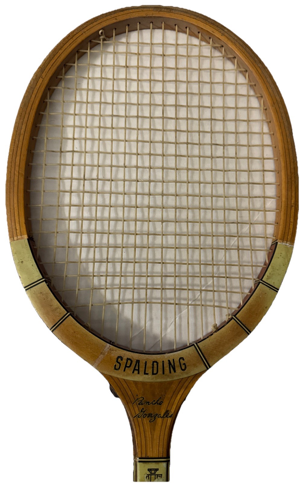 Spalding Pancho Gonzales Prize Cup Wood Tennis Racquet Vintage