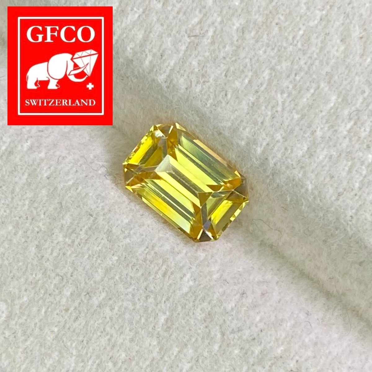 Zircon Jaune Naturel De Tanzanie – 1,00 Carat – Rare – Pierre Fine 6,3x5,3 Mm