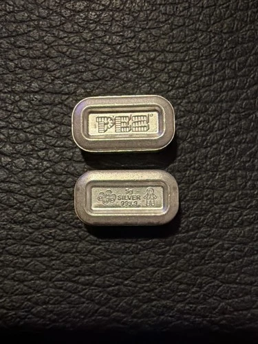 PEZ Gift 6 X 5 g .999 Silver PEZ SILVER BULLION -WOW - Special Order