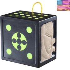 Durable 18" Multi-Color RhinoBlock Target with Whitetail Vitals and Aiming Dots