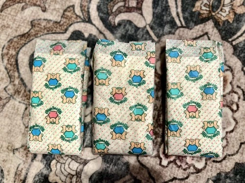 VTG Cabbage Patch Kids Diapers 1984 Rare Vintage Set Of 3