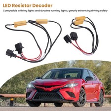 2Pcs 50W LED Load Resistor 6ohm Anti Flickering Plug And Play LED Bulb Decoder