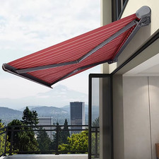 Outdoor Electric Full Box Awning with Intelligent Remote Control Automatic Teles