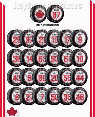 2026 Winter Olympic Games Milano Cortina Men's Hockey Canada Home Player Puck