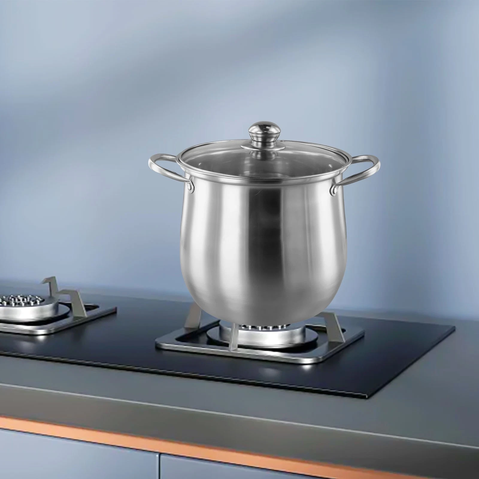 Large Capacity Stockpot Extra Large Soup Pot Heat Retention Induction Compatible