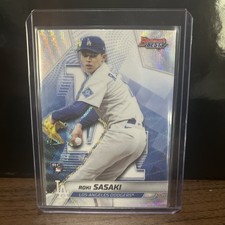 Roki Sasaki 2025 Bowmans Best Baseball Wave Refractor RC Dodgers