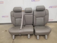 08 2008 Toyota 4runner Sr5 Rear Second Row Seat Set Gray Leather