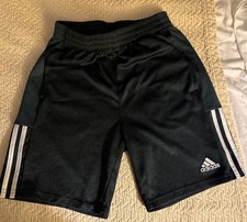 Adidas Youth Shorts Size Large 14-16 Dark Green